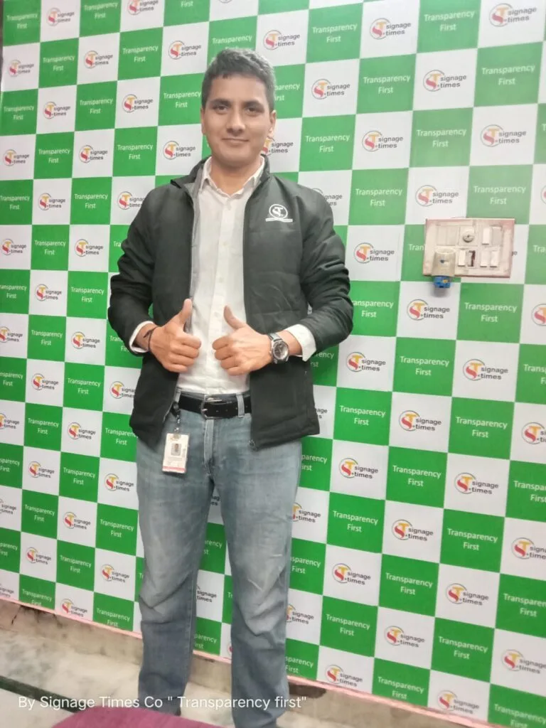 Mr. Kapil Dev signage Times