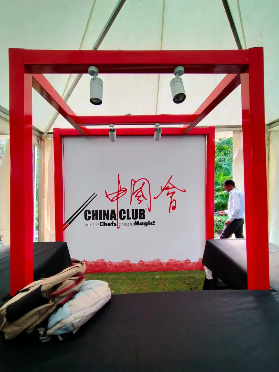 Event Stall Branding Flex Piller - signage times