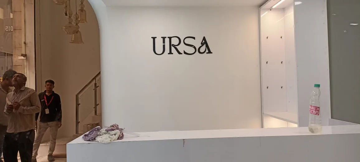 Reception back Acrylic Letter
