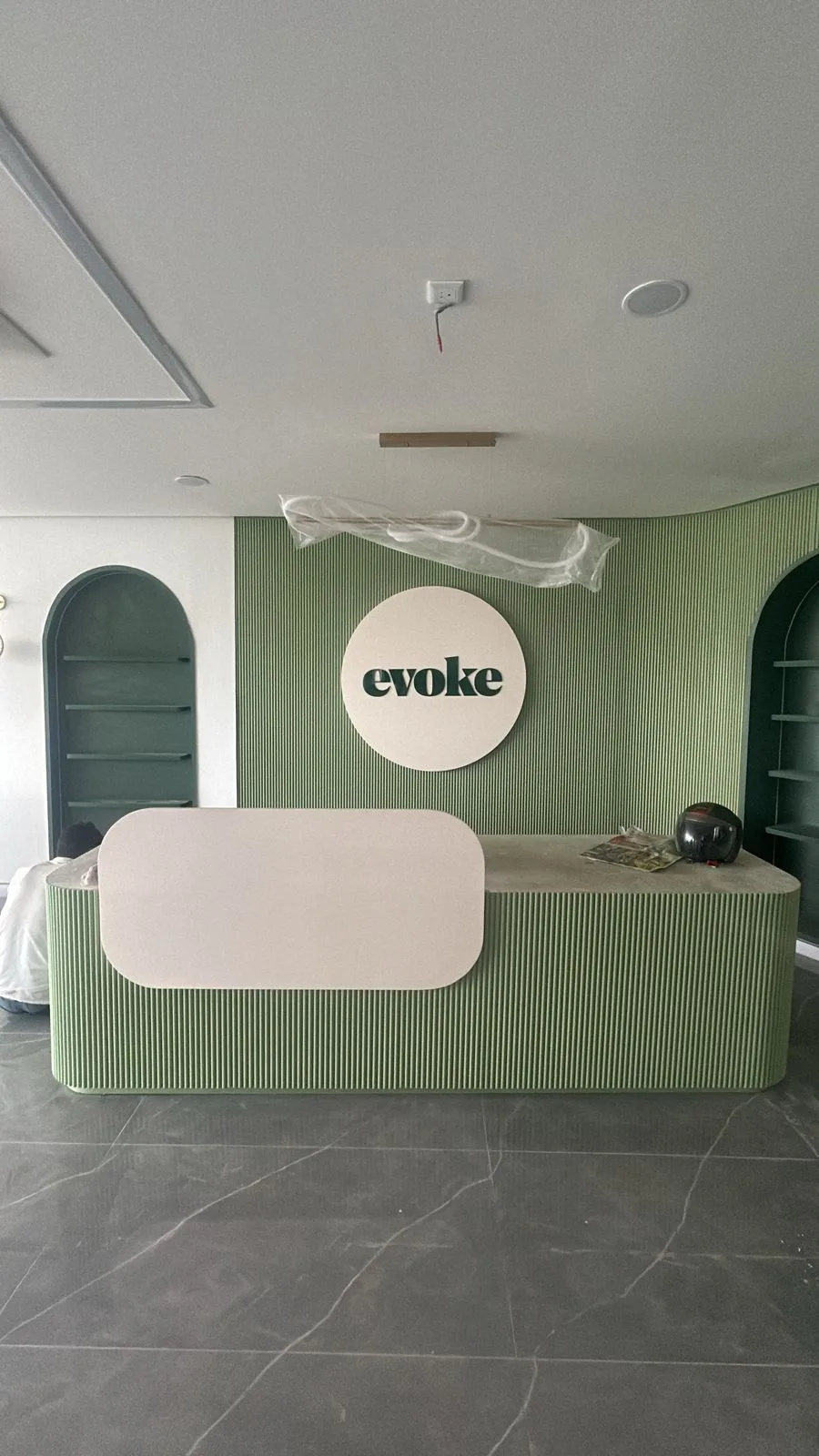 Reception Signage Logo
