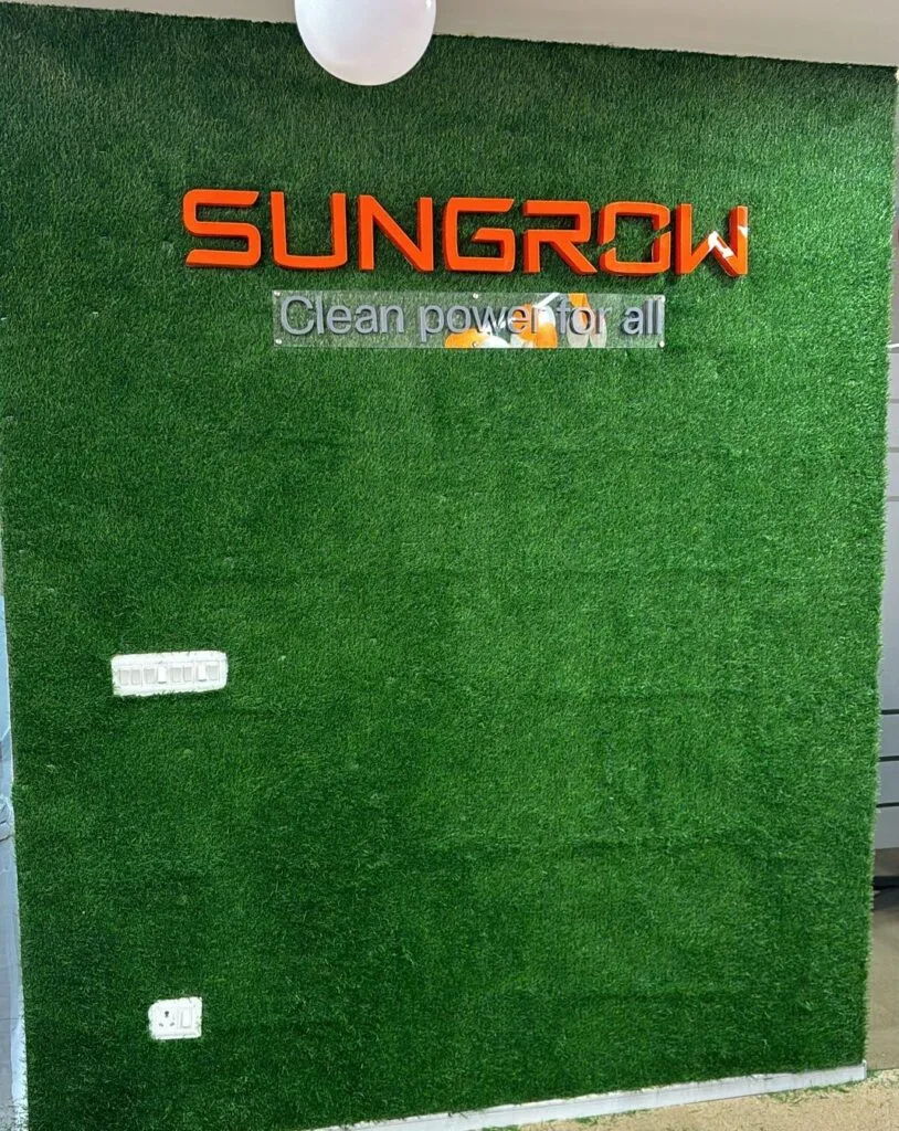 Sungrow Acrylic Reception signage