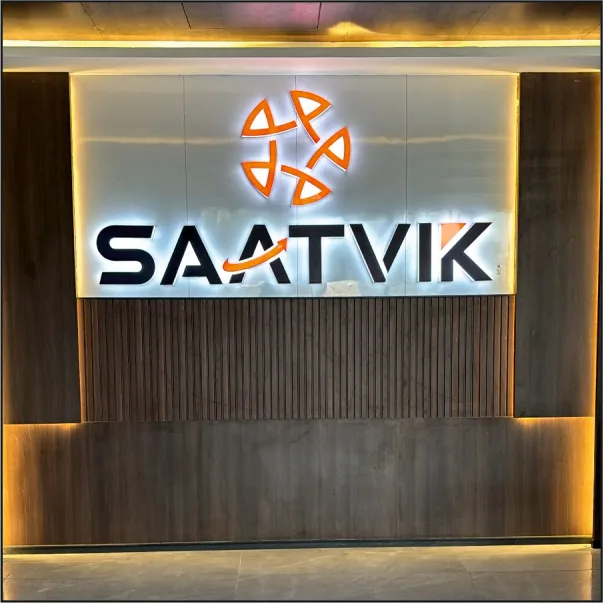 Saatvik Reception signage - signage times
