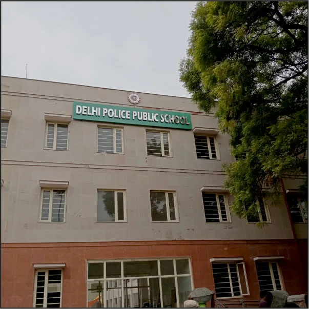 delhi police public school led signage - signagetimes
