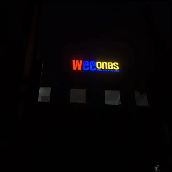 weeones acp led signage board - signagetimes