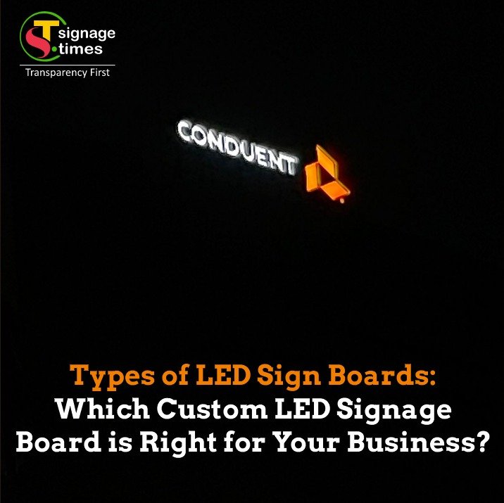 Types of LED Sign Boards - signagetimes