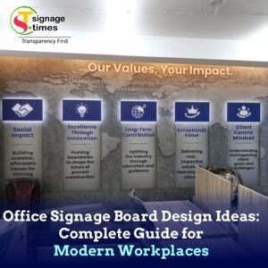 Office Signage Board Design