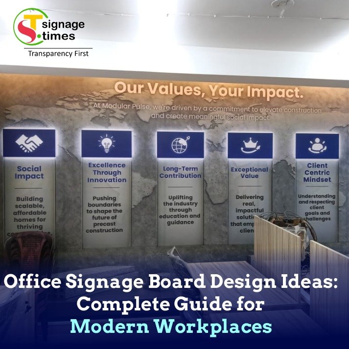 Office Signage Board Design