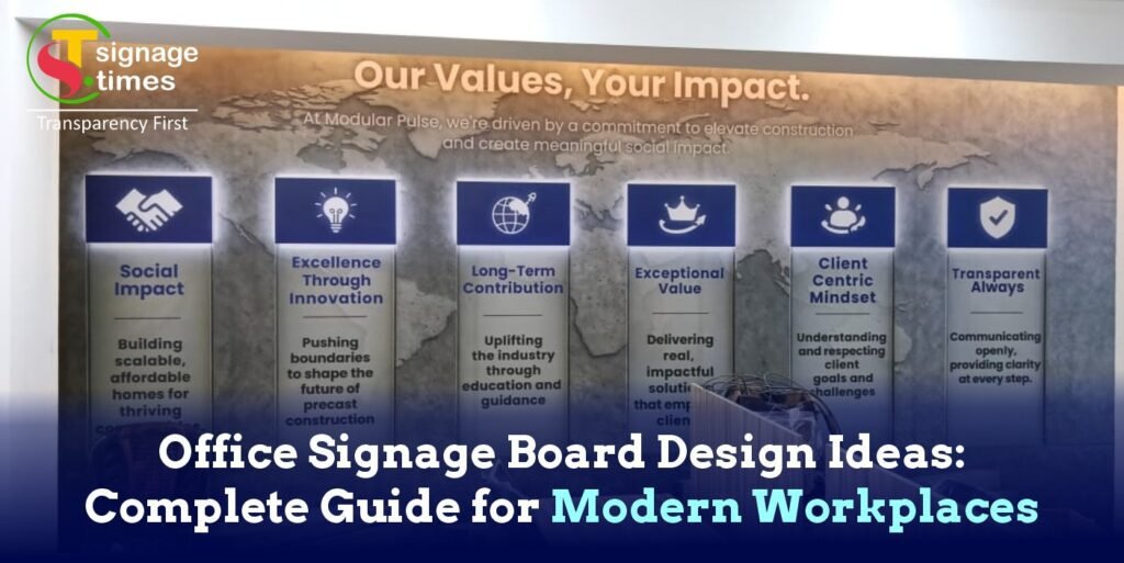 Type of Office Signage Board Design Ideas - signagetimes