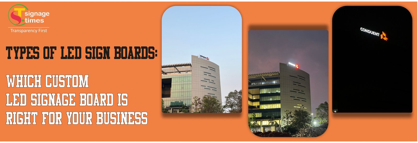Type Of LED Sign Boards - Signage times