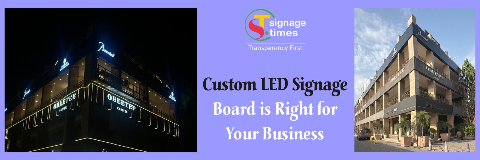 custom led signage - signage times